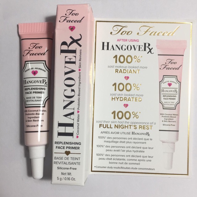 Kem lót nước dừa dưỡng ẩm Too Faced hangover mini