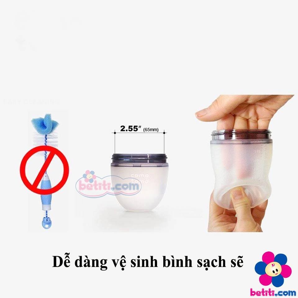 Bình Sữa Silicon Comotomo 150ml Cho Bé