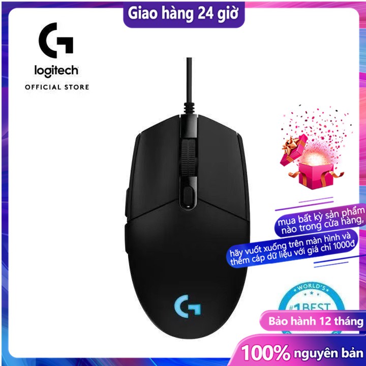 Original Logitech G102 Wired Gaming Mouse G102 Optical Gaming Mouse Desktop / Laptop Support Windows 10/8/7 Support