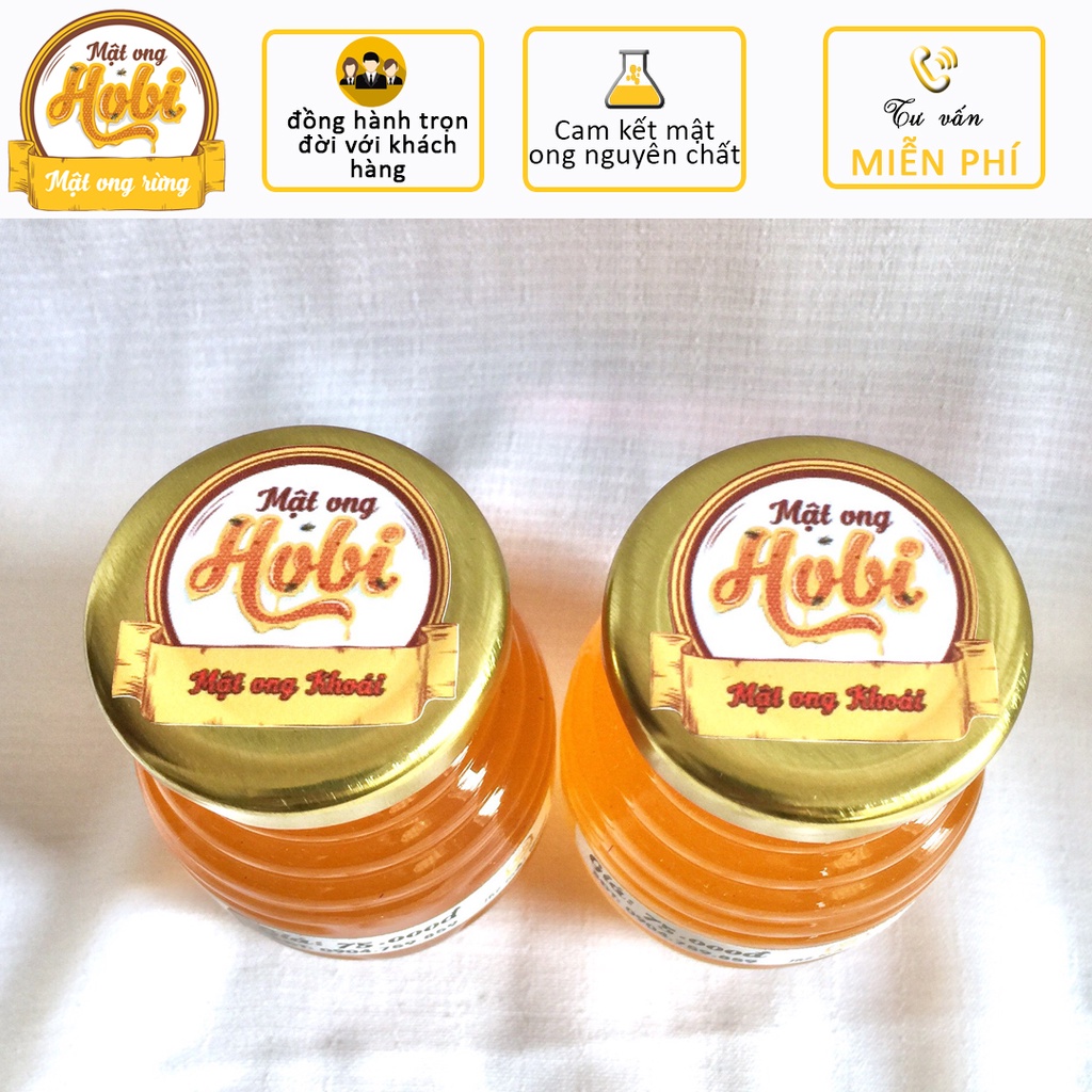 Mật ong Khoái Hobi 100ml [thu mật tại rừng]