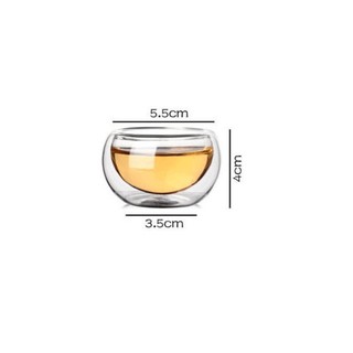 Bộ Ấm Chén Thuỷ Tinh 2 Lớp