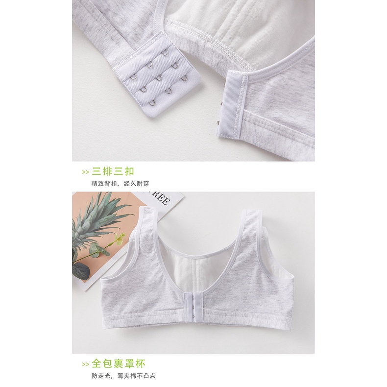 Áo Ngực Cotton Hai Dây Phong Cách Trẻ Trung Cho Nữ Sinh Trung Học
