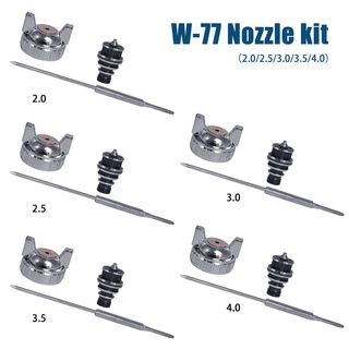 Bộ Vòi Phun Sơn Thủ Công W-77 2.0/2.5/3.0/3.5/4.0mm Kèm Nắp Đậy