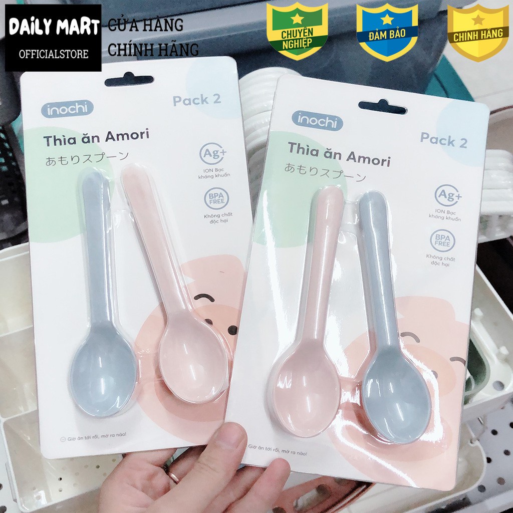 Thìa Nhựa Ăn Dặm xuất Nhật Cho Bé Amori - Inochi