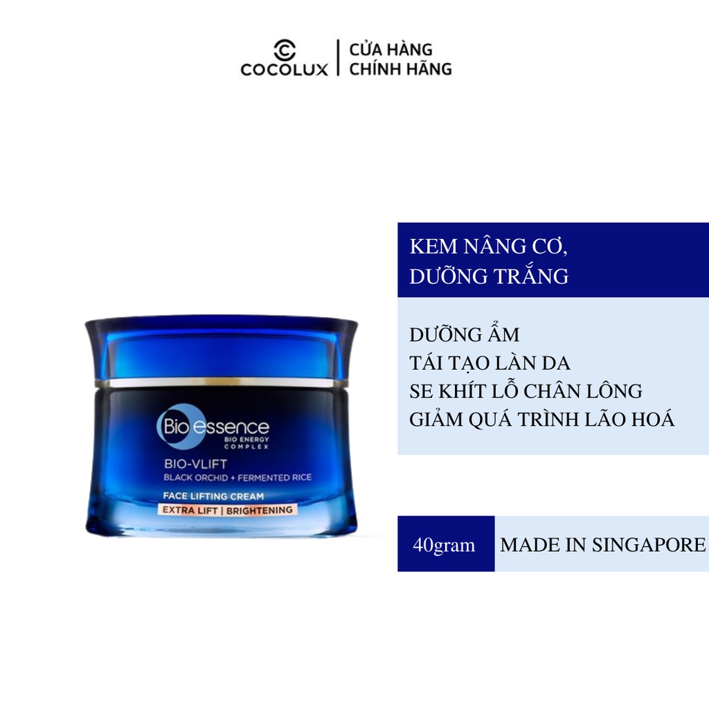 Kem Dưỡng Da, Hỗ Trợ Nâng Cơ Mặt Bio Essence Face Lifting Cream Royal Jelly 40g