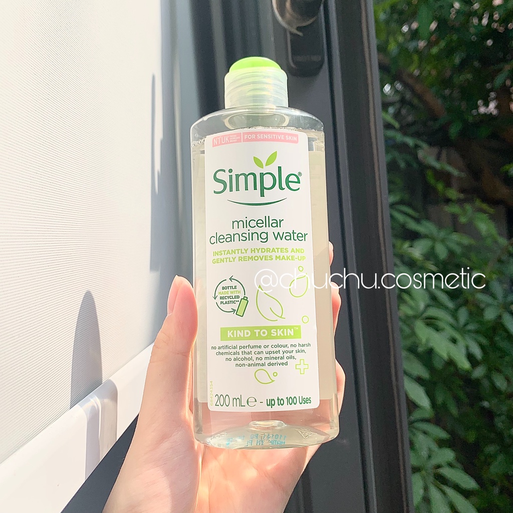 Nước tẩy trang Simple Micellar Cleansing Water