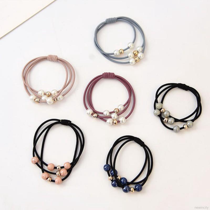 Thun cột tóc cho bé sơ sinh phong cách Hàn Quốc