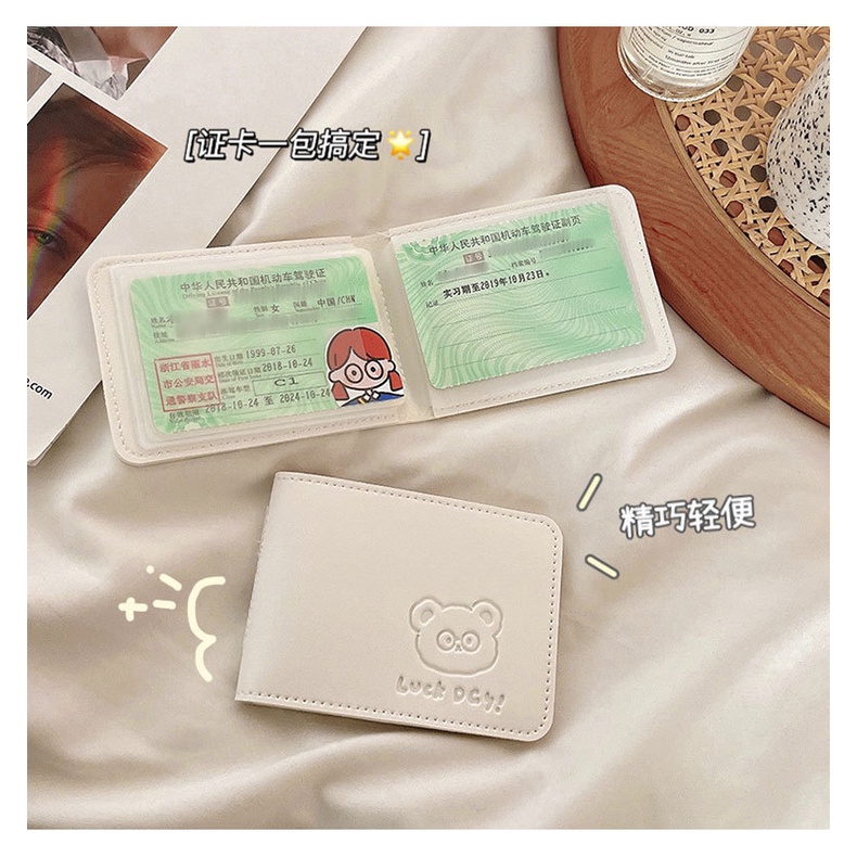 Ví Da Đựng Thẻ / Bằng Lái Xe Đa Năng Sáng Tạo Phong Cách ins Style Girl Heart 'S