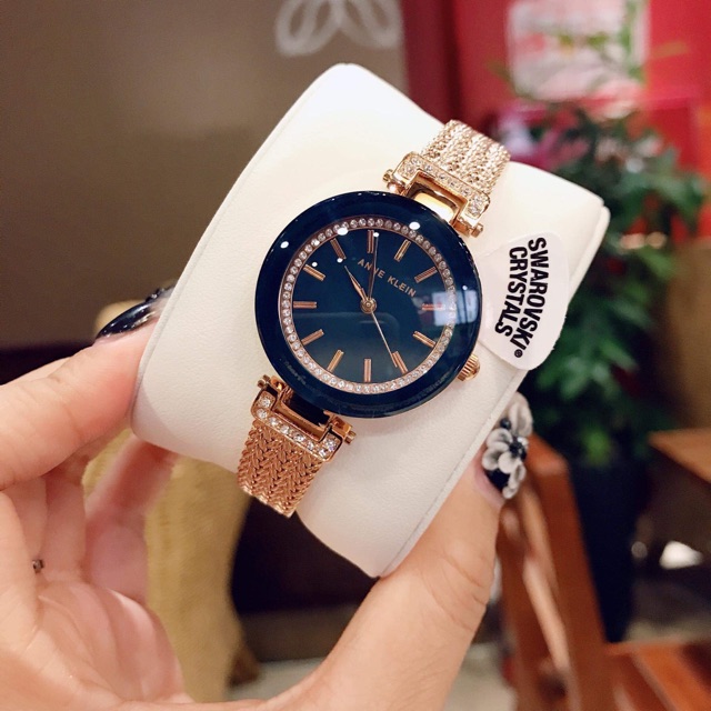 Đồng hồ nữ Anne Klein auth xanh cổ vịt