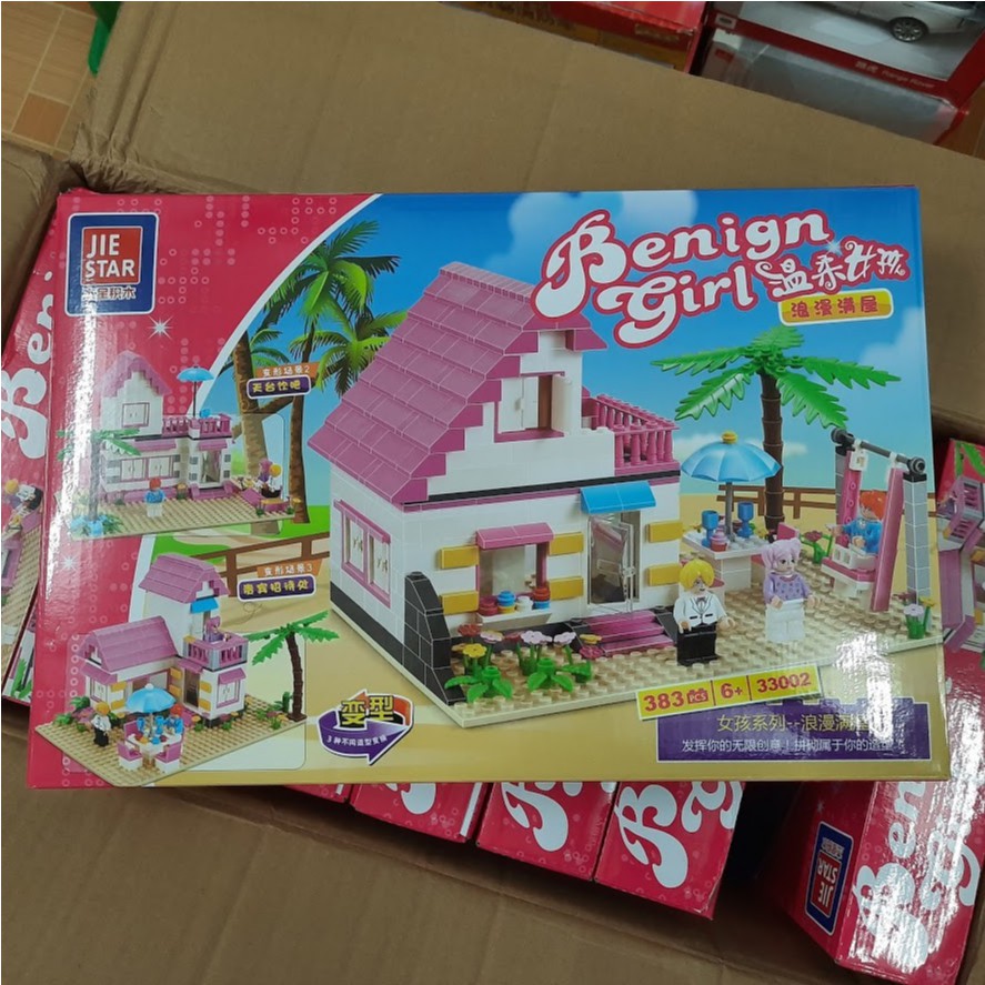 Đồ chơi lắp ghép lego mô hình ngôi nhà gồm 383 chi tiết cho trẻ em