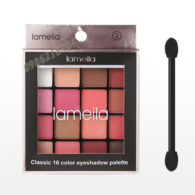 Bảng phấn mắt Lameila Classic 16 Color Eyeshadow Palette C16 | Thế Giới Skin Care