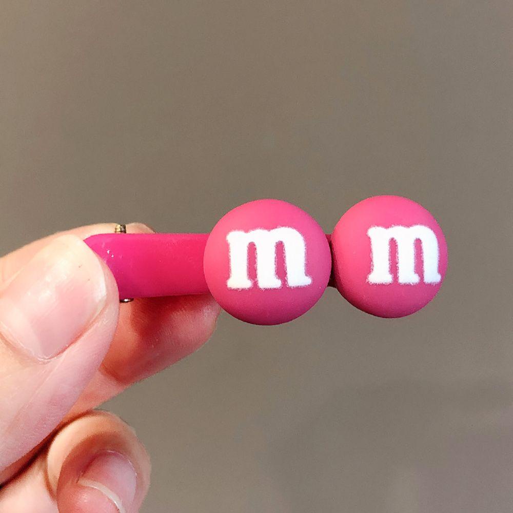 EXPEN Kẹp Tóc Hình Gấu / Dâu Tây / Hoạt Hình Bằng Acrylic Kiểu Hàn Quốc Dễ