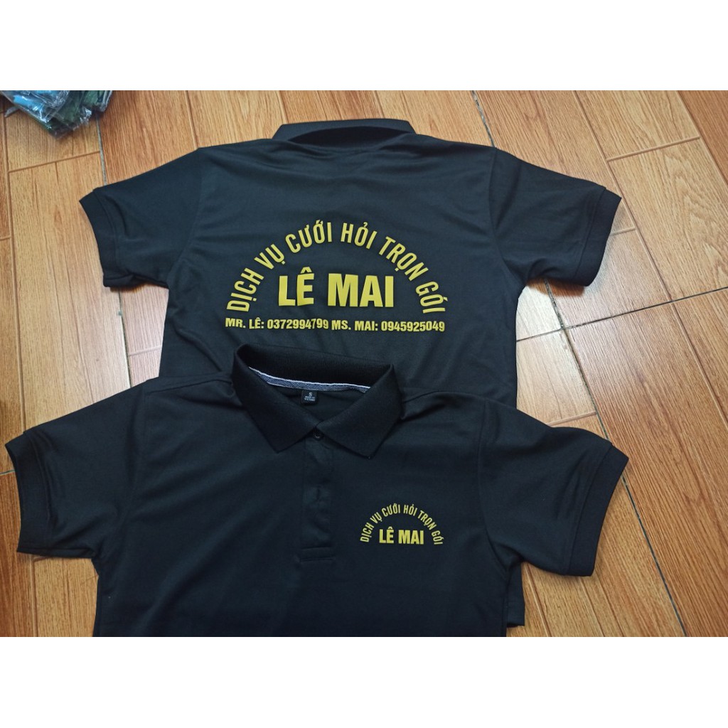 ÁO THUN POLY CÁ SẤU ĐỒNG PHỤC CƠ QUAN ÁO NHÓM TEAM LỚP IN THEO YÊU CẦU | BigBuy360 - bigbuy360.vn