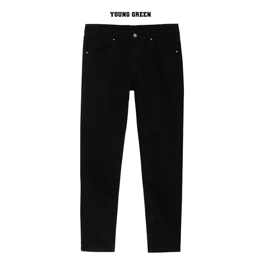 Quần Jeans Nam Đen Destroy Skinny - Jeans