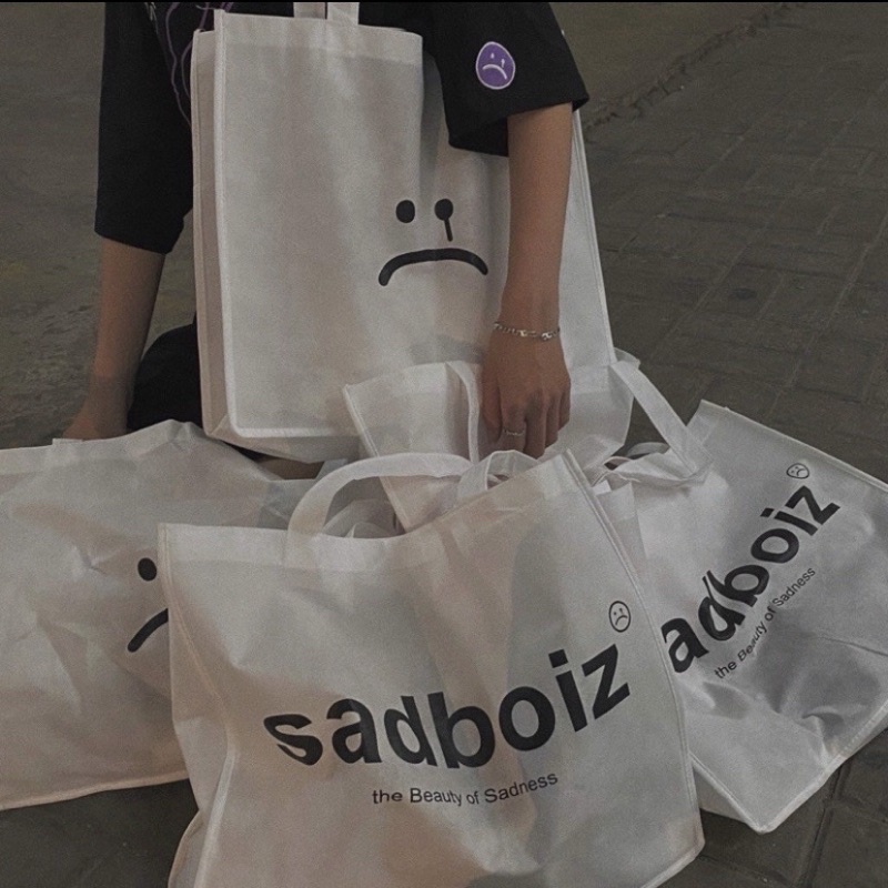 [Hàng Chính Hãng] Túi tote SADBOIZ ss2022 /SADBOIZAINTCRY-BS.RESELLER