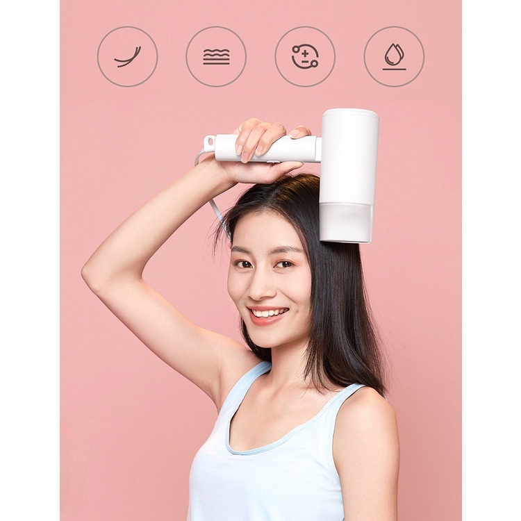 Máy Sấy Tóc Xiaomi Mijia H100 Ion Âm Làm Tóc-Công Suất 1600W-Làm Tóc Chuyên Nghiệp-Bảo Hành 12 Tháng