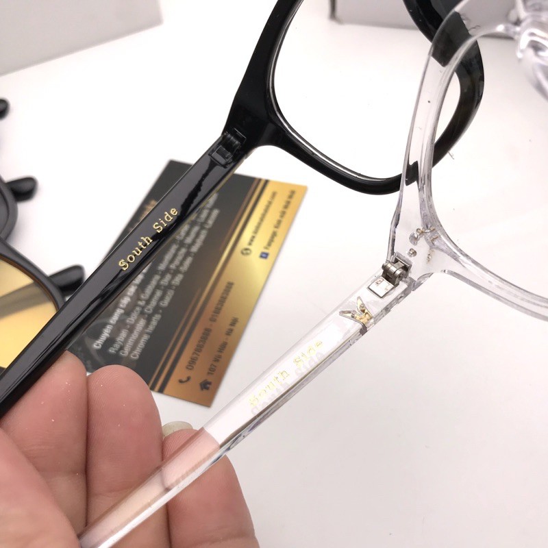Gọng kính gm southside chấm vàng chữ V - Gọng trong suốt | BigBuy360 - bigbuy360.vn