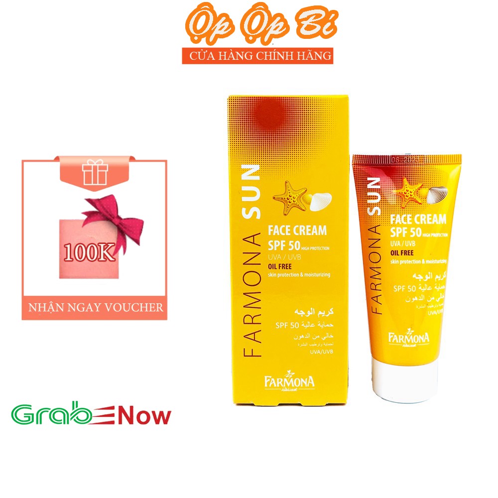 Farmona Sun Kem Chống Nắng Cho Da Nhạy Cảm, Nâng Tông Da, Không Gây Kích Ứng Da 50ml