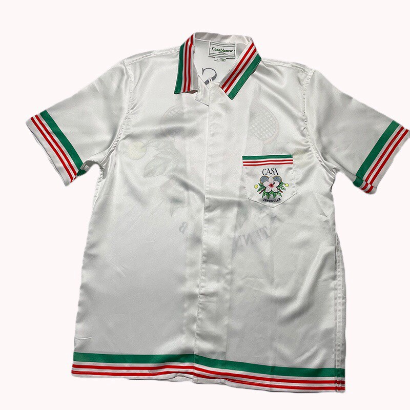 Áo sơ mi Casablanca tennis club shirt ss21