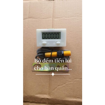 Bộ đếm vòng có tiến,lùi. lắp cho máy quấn motor,biến ap.