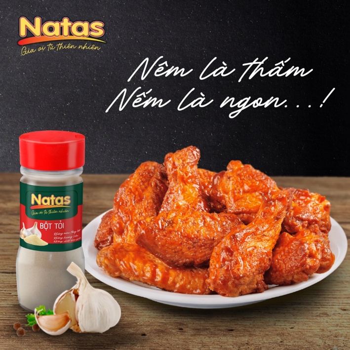 Bột tỏi Natas Hũ 65g