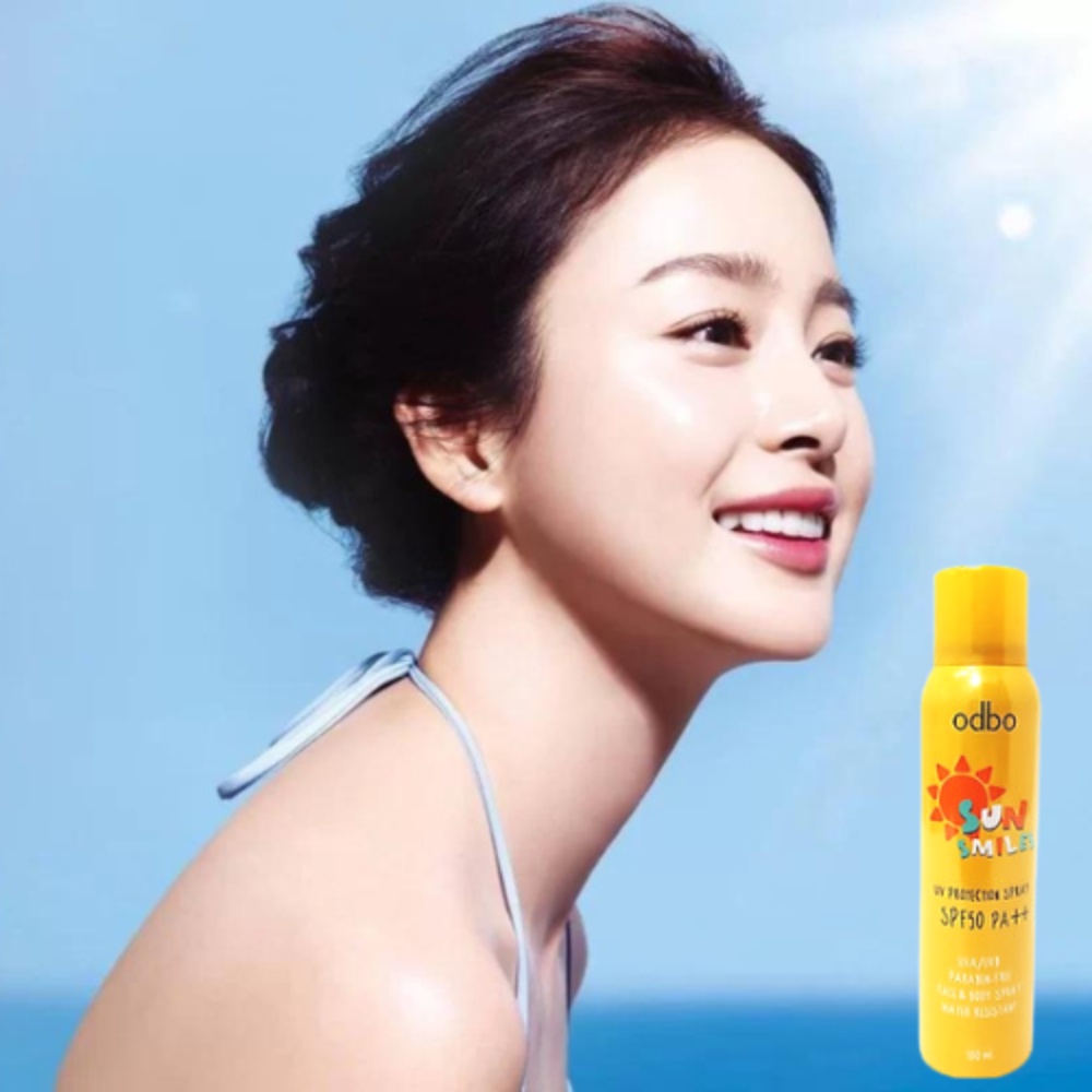 Xịt Chống Nắng Body Nâng Tone ODBO Sun Smile UV Protection SPF50 PA++ 100ml [ CHÍNH HÃNG - THÁI LAN ]