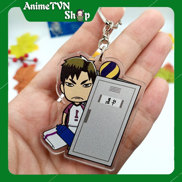 Móc khoá Mica anime/manga Haikyuu!! (Vua bóng chuyền) - Nhựa Cứng Acrylic In 2 mặt sắc nét ( ảnh thật )