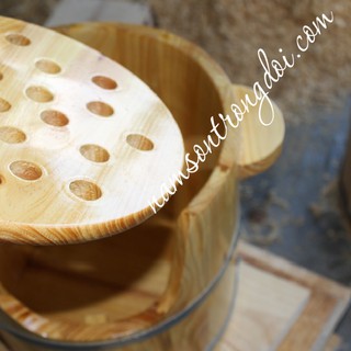 Thùng xông đầu gỗ thông (không kèm máy)