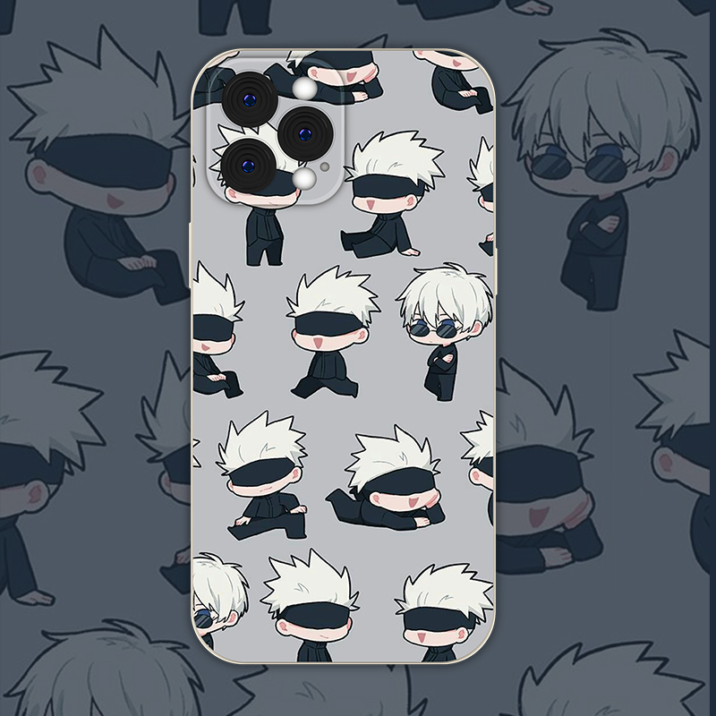 Gojo Satoru Ốp lưng iPhone 12 pro max Jujutsu Kaisen iPhone7plus Silicone Case iPhone11 7 8 iPhone se2020