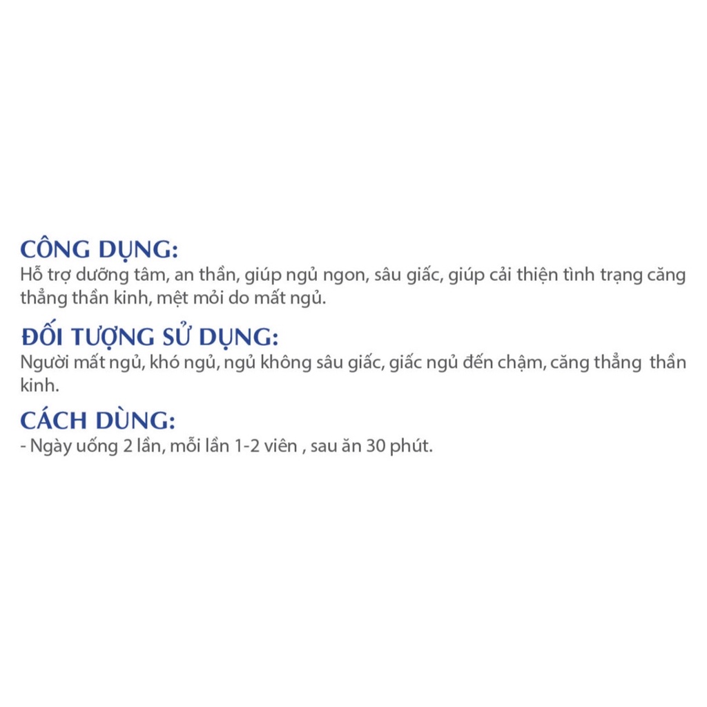 B BRAIN BIGFAM Hỗ Trợ Dưỡng Tâm, An Thần, Giúp Ngủ Ngon, Sâu Giấc Hộp 30 Viên