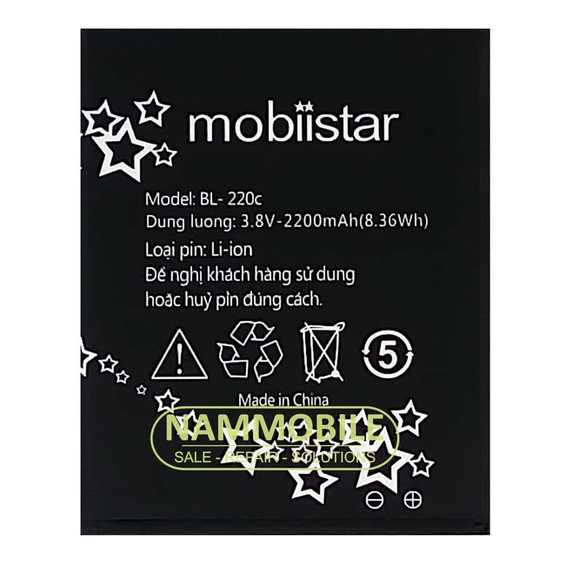 Pin Mobiistar LAI ZORO 2 BL-220C 2200mAh Zin chính hãng