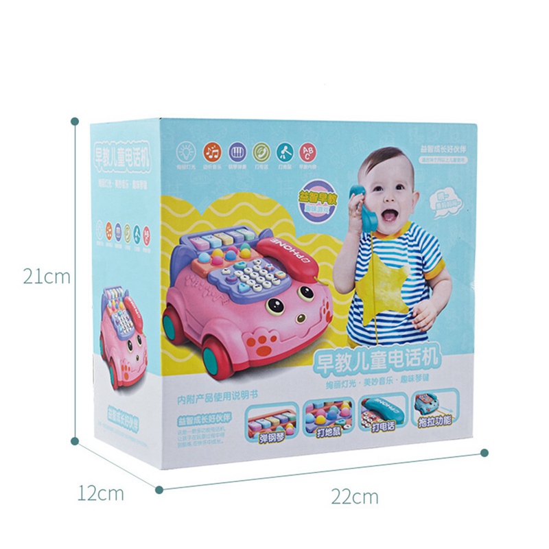 FISHER-PRICE Điện Thoại Đồ Chơi Có Nhạc Cho Bé Fgw66