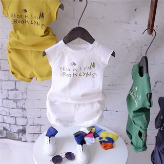 Bộ Cộc Tay Brooklyn Siêu Mát Cho Bé