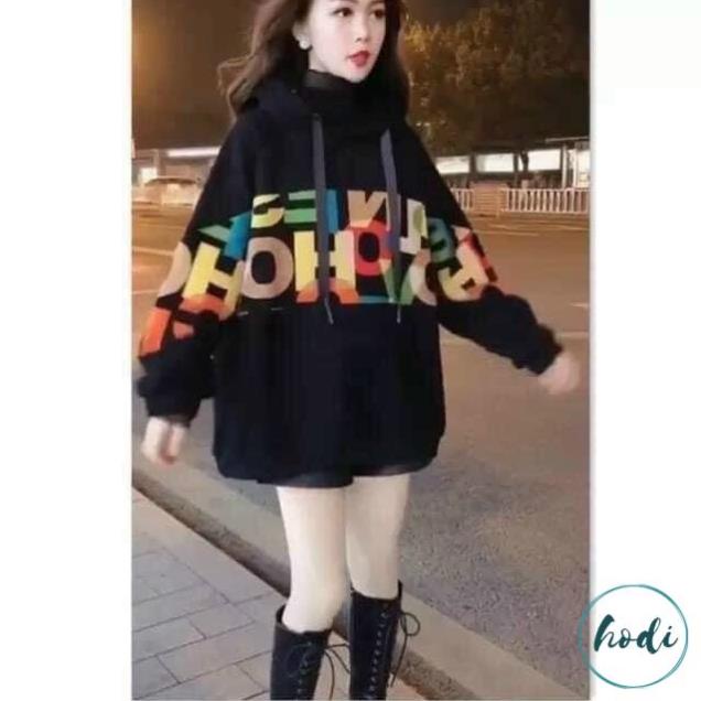 Áo Nỉ Hoodie Nữ Form Rộng Tay Dài Có Mũ Chữ GRAFF dưới 65kg, Áo Sweater  Nỉ Rộng ANNALI | BigBuy360 - bigbuy360.vn