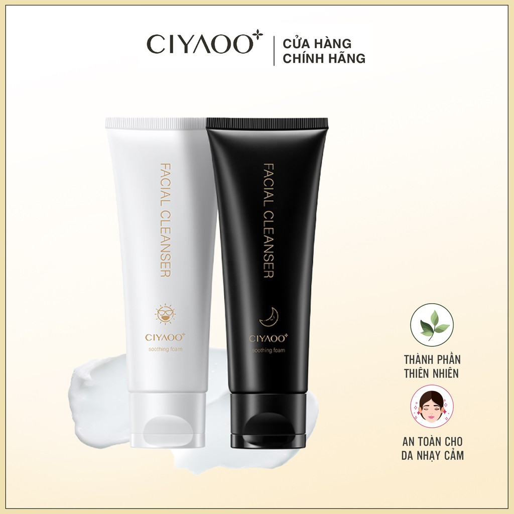 Bộ Sữa Rửa Mặt Ngày Đêm Cao Cấp CIYAOO 💝FREESHIP💝 Dưỡng ẩm, Trắng da và Ngừa mụn (100g x 2chai) QX0010 | BigBuy360 - bigbuy360.vn