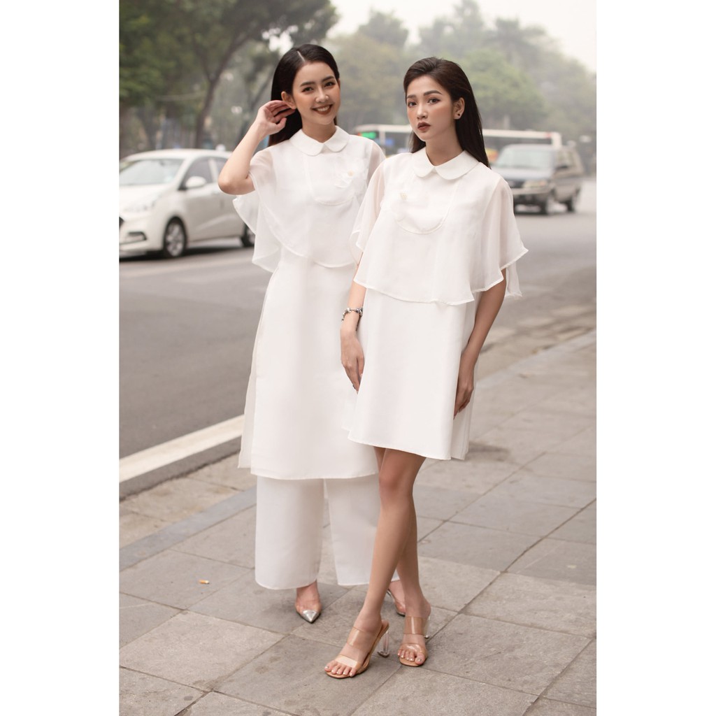Modesty - Áo dài phủ voan Pancho Aodai