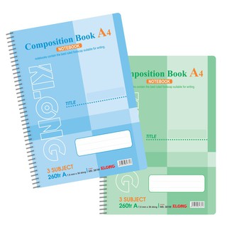Sổ lò xo klong composition book - 260 trang; ms 381m