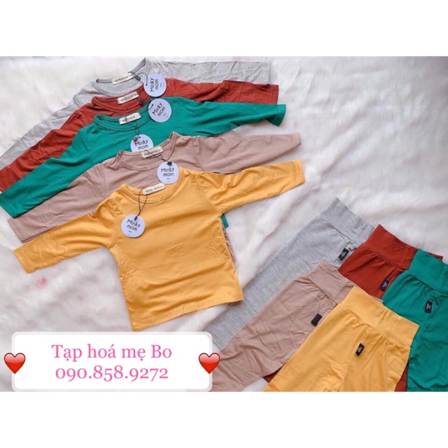 Bộ thun lạnh cho bé yêu