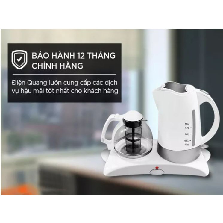 BỘ ẤM ĐUN SIÊU TỐC ĐIỆN QUANG LOẠI TỐT EKT05, bàn trà điện, phòng tiếp khách sang trọng, bình trà giữ nhiệt nóng, xịn