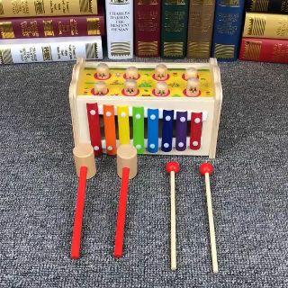 Đồ chơi gỗ - Đập chuột kết hợp đàn Xylophone Vivitoys Cho Bé