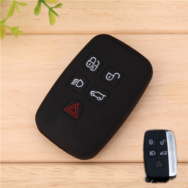 Bao silicone khoá thông minh land rover 5 nút