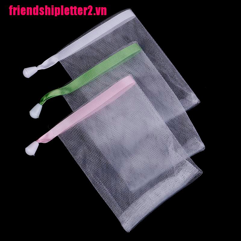 [Hàng mới về] Túi lưới nylon tẩy tế bào chết tiện dụng