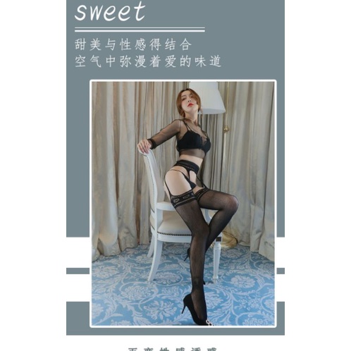 quần tất garter kẹp tất họa tiết trái tim thun ren co dãn mềm mại sexy gợi cảm | BigBuy360 - bigbuy360.vn