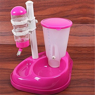 Bộ bình đựng thức ăn +bình nước + bát chó chó mèo