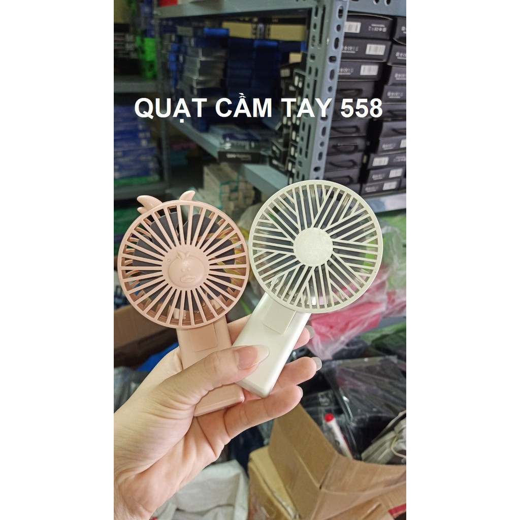 Quạt Mini Tích Điện, Cầm tay, Để bàn Ossan 558 - 889 tích hợp kẹp tiện lợi | BigBuy360 - bigbuy360.vn