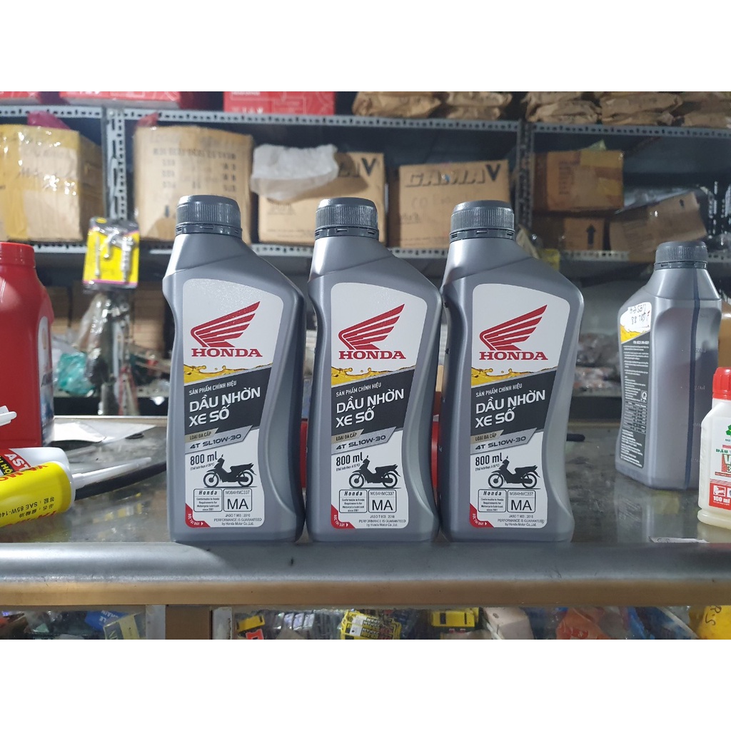 Dầu Nhớt Honda 800ml Cho Xe Côn, Xe Số Chính Hãng