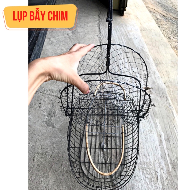 .Lụp Kẽm Đen Bẫy Choè Than Chào Mào Bông Lau Lồng Bẫy chim Các Loại