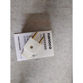 Phích cắm đơn 10A-250V Nanoco NP10250D