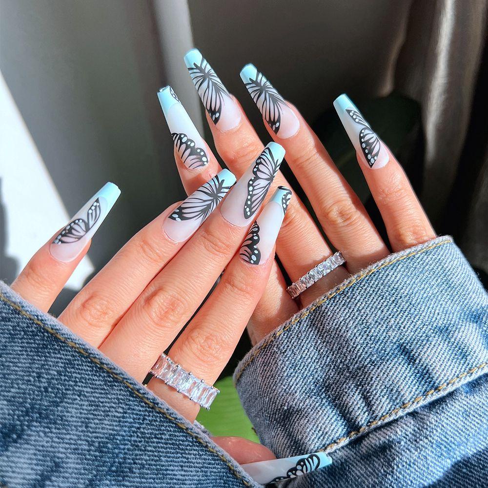 MELODG Hộp 24 Móng Tay Giả Múa Ba Lê