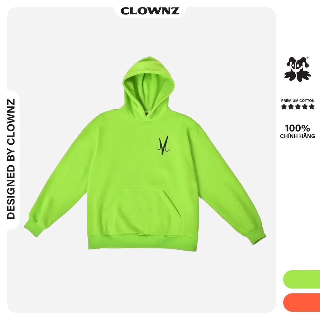 Áo khoác hoodie Ma Bu Clownz  vài nỉ bông dày dặn, form rộng cả nam nữ | BigBuy360 - bigbuy360.vn